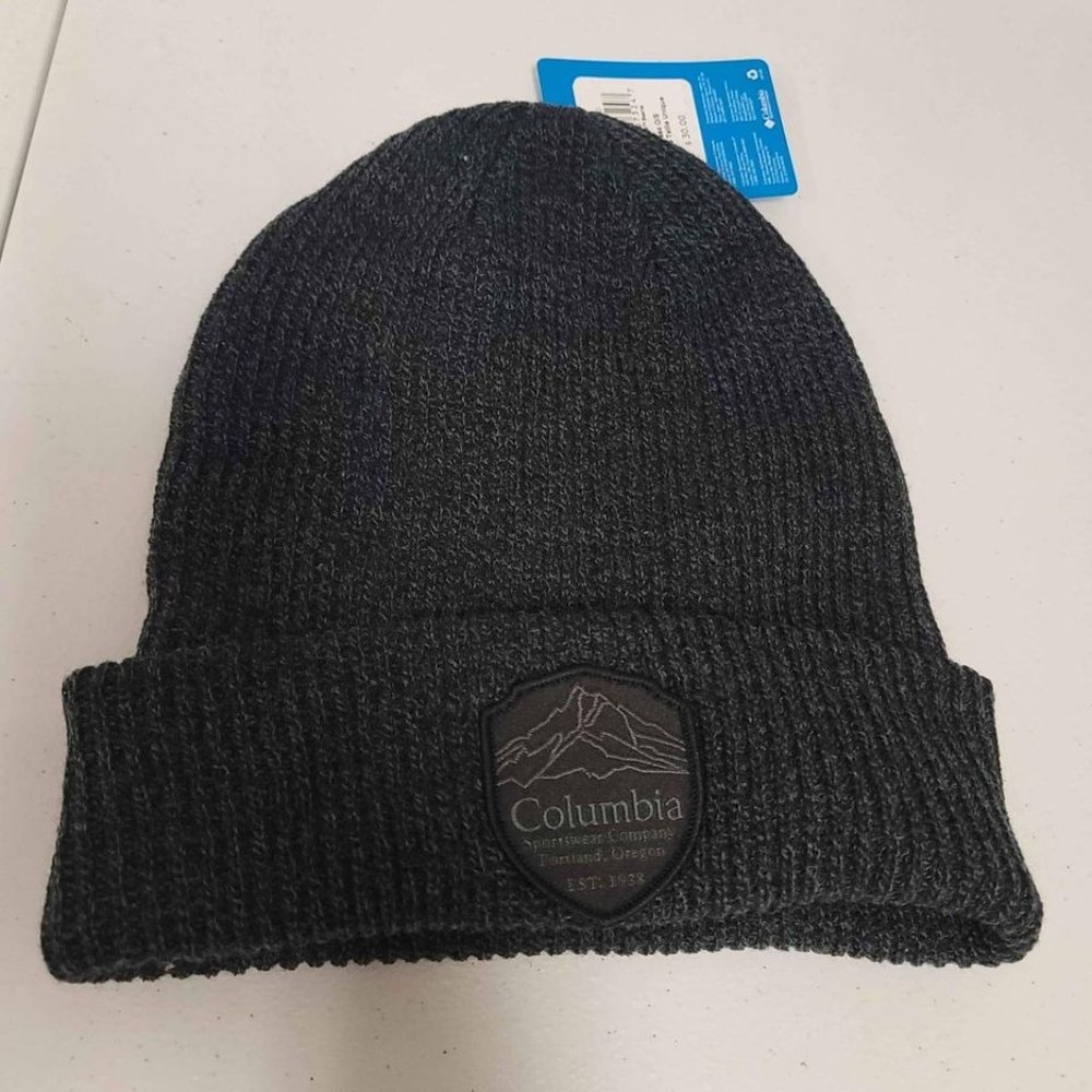 Columbia Unisex Adult Grey Grove Fold Over Beanie - Picture 1 of 3